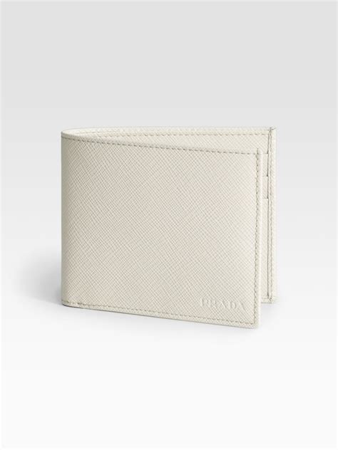 prada wallet white price|Prada wallet outlet.